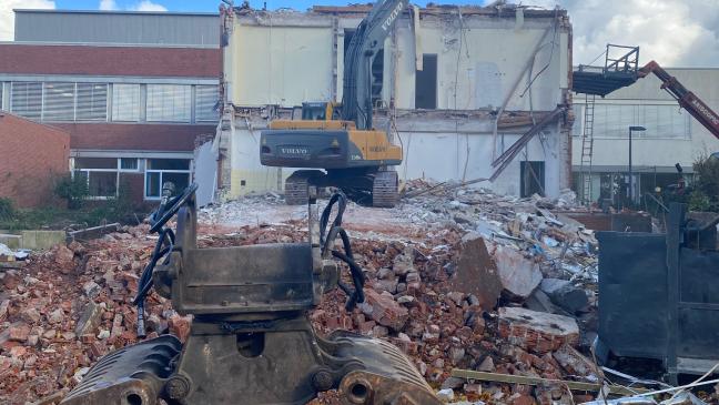 Abbrucharbeiten lösen Alarm aus