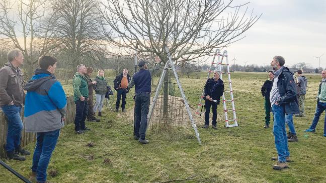 Im Einsatz für die alten Apfelsorten