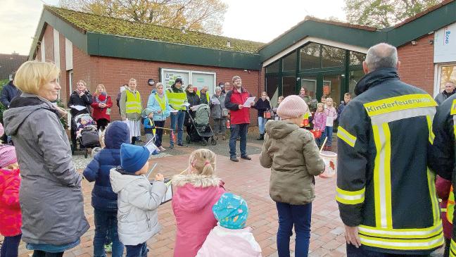 Kinder aus Wymeer »brannten« auf den Laternenumzug