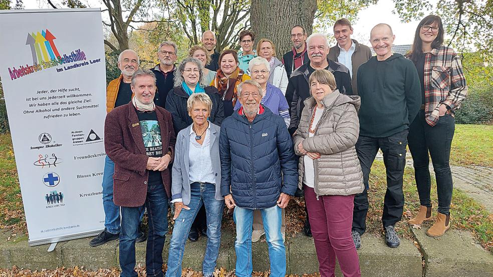 Zehn Jahre Arbeitskreis Sucht-Selbsthilfe. Seit 2012 gibt es das Netzwerk für Selbsthilfe-Gruppen und professionelle Helfer der entsprechenden Fachstellen im Landkreis Leer.  © Foto: privat