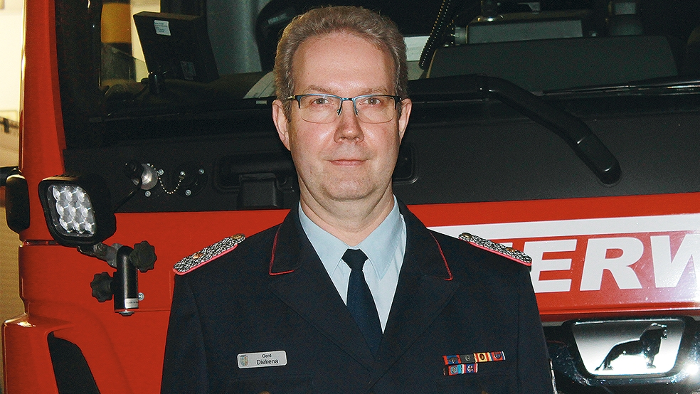 Gerd Diekena wurde zum neuen Präsidenten des Feuerwehrverbandes Ostfriesland gewählt.  © Foto: Feuerwehrverband Ostfriesland