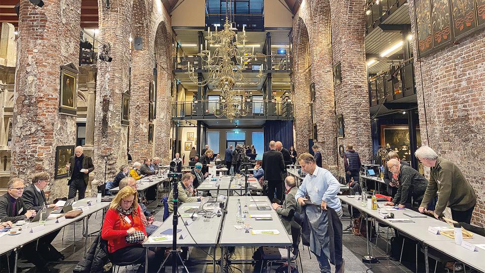 Die Johannes a Lasco-Bibliothek in Emden war Tagungsort der Herbstsynode der Evangelisch-reformierten Kirche.  © Kuper