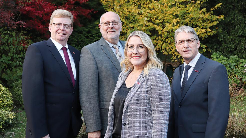 Das Präsidium des Parlaments des Handwerks (von links): Präsident Albert Lienemann, Vizepräsident Jörg Klein, Vizepräsidentin Imke Hennig und Hauptgeschäftsführer Jörg Frerichs.   © Foto: HWK