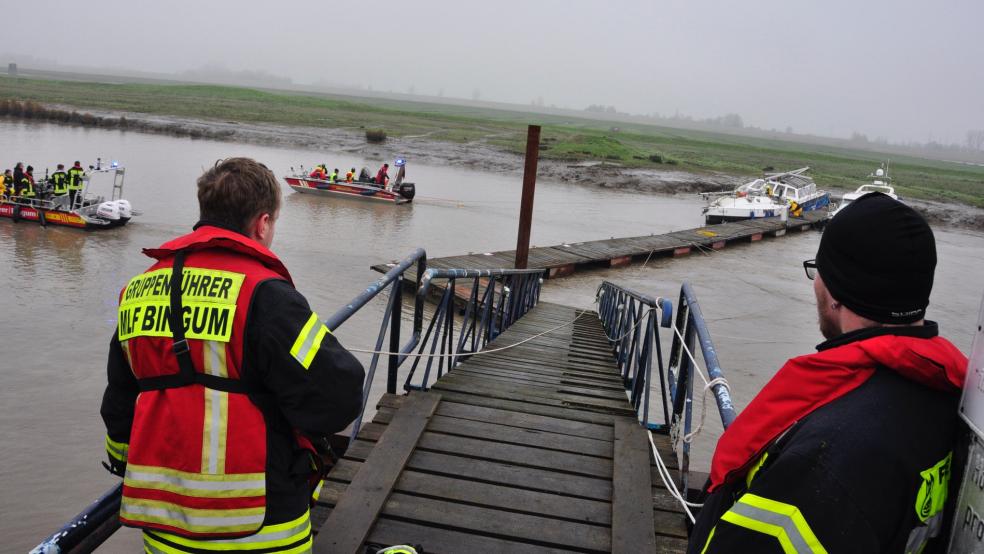 Die Folgen nach dem Stegunglück in Bingum sind nicht allzu gravierend.  © Wolters