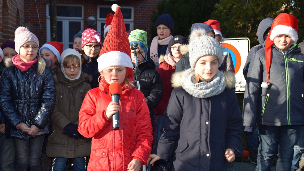 Auch in diesem Jahr werden Ditzumer Grundschulkinder wieder den Weihnachtsmarkt mitgestalten.  © Archivfoto: Himstedt