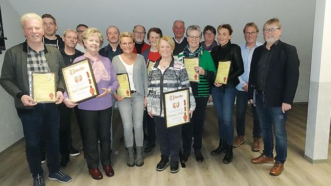 TV ehrt langjährige Mitglieder