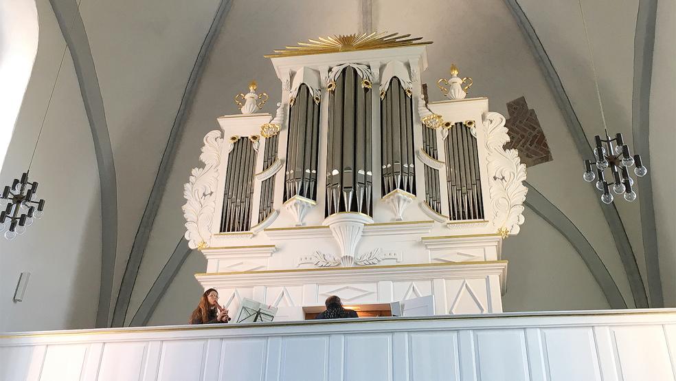 Die französische Orgel der Kirche in Stapelmoor.  © Foto: privat
