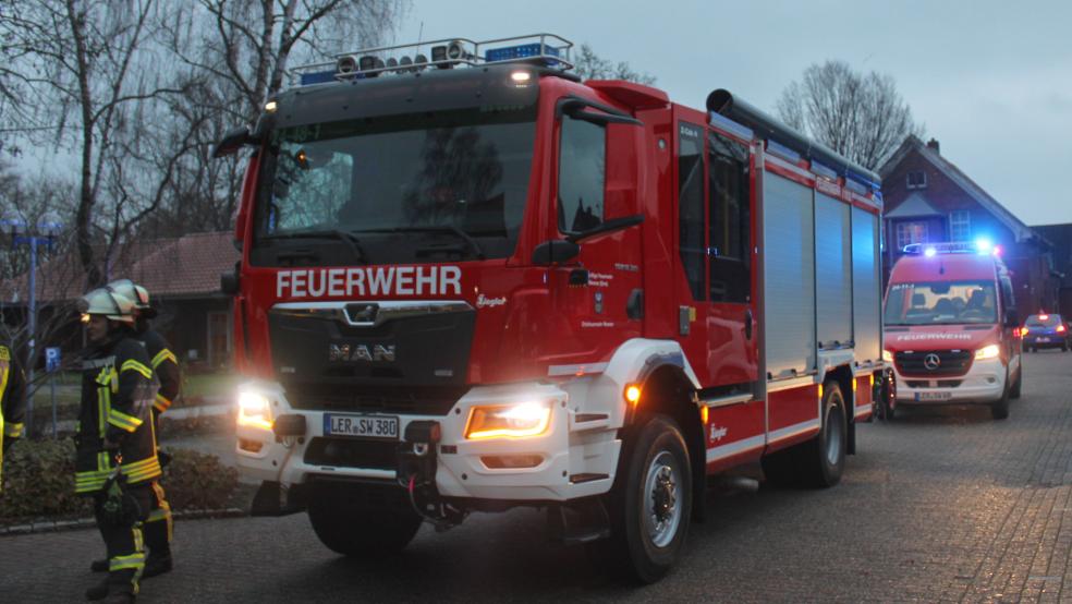 Die Feuerwehr Weener war heute beim Altenzentrum an der Mühlenstraße im Einsatz.  © Foto: Feuerwehr/Rand