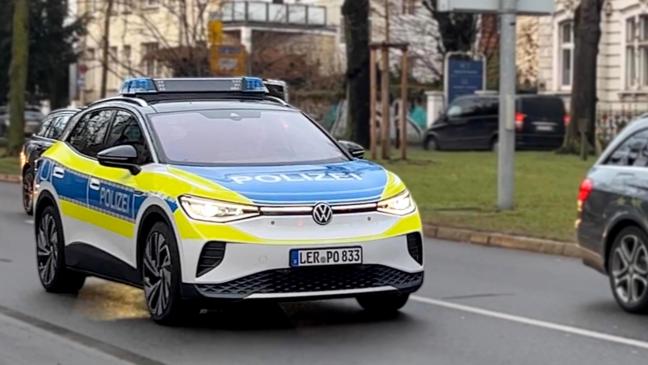 E-Streifenwagen für die Polizei in Leer