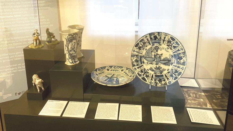 Etwa 70 Vasen, Teller und Figuren überwiegend aus dem 18. und 19. Jahrhundert umfasst die Schenkung der Familie Herlyn an das Landesmuseum.  © Foto: Kanzenbach