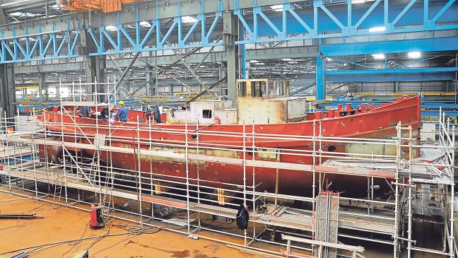 Meyer Werft restauriert Schiff von 1904