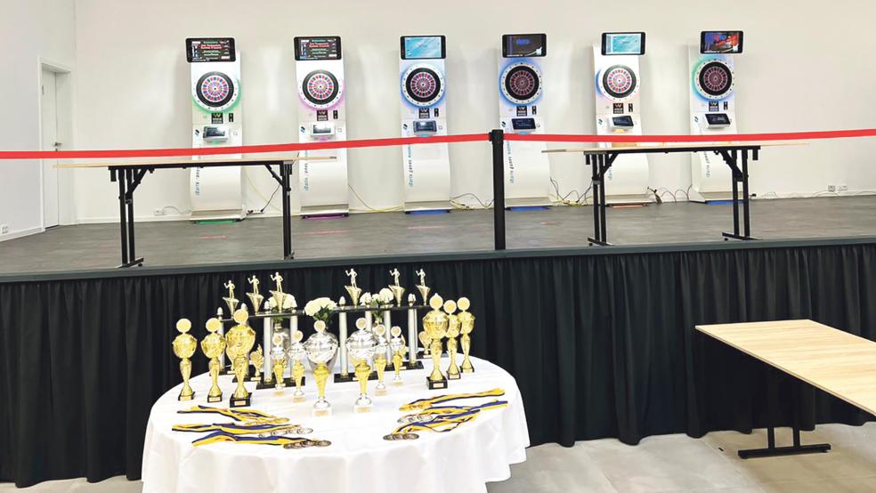 Schon am Donnerstag waren große Teile des Aufbaus im Millennium Event Center absolviert.  © Foto: privat