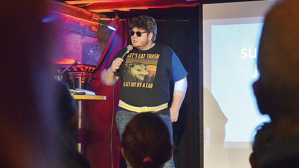 Wer lachen will, ist bei Jan Philipp Zymny bestens aufgehoben.  © Fotos: Ammermann 