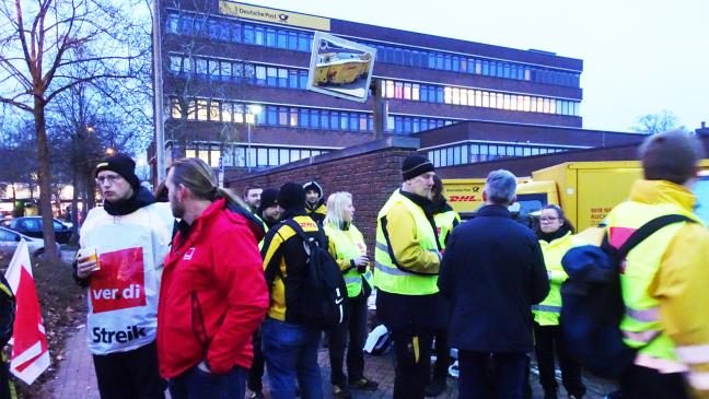 Warnstreiks bei der Post in Leer