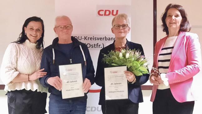 Christdemokraten für Parteitreue geehrt