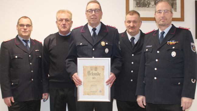 Leissen nachträglich geehrt