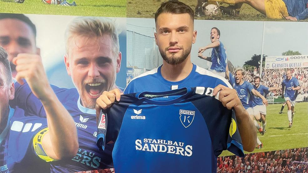 Kickers Emden verpflichtet Stürmer Ilyas Bircan.  © Foto: Kickers Emden