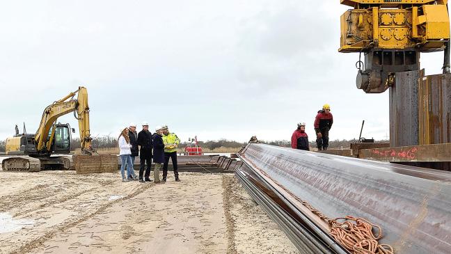Arbeiten an Industriehafen gehen los
