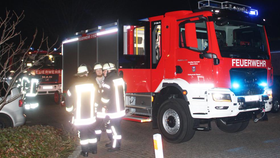 Die Feuerwehr Weener war am Montag Abend und in der Nacht zum Dienstag zwei Mal beim Altenzentrum an der Mühlenstraße im Einsatz. Die Brandmeldeanlage des Gebäudes hatte jeweils ausgelöst.  © Foto: Feuerwehr/Rand