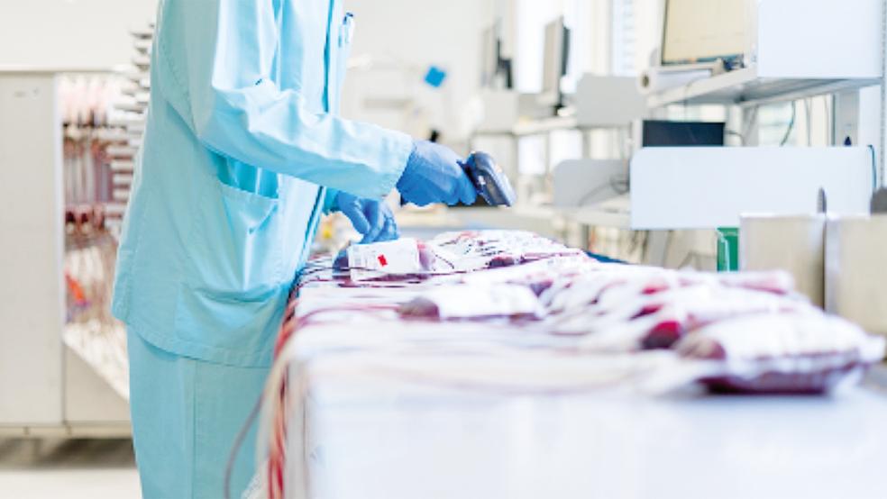 Die gesammelten Blutspenden werden in Laboren auf Krankheiten untersucht. Die Verarbeitung muss innerhalb von 24 Stunden erfolgen.  © Foto: NSTOB