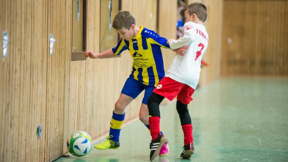 Von der G- bis zur C-Jugend sind am Sonnabend und Sonntag viele Rheiderländer Kinder beim Hallenturnier des TuS Weener im Einsatz. © Archiv
