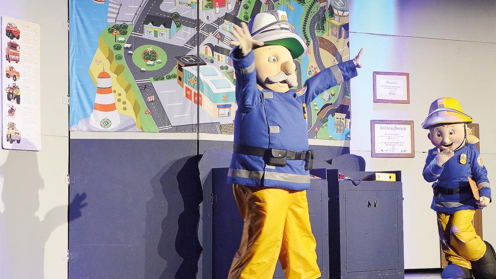 Die Aufführung von »Feurwehrmann Sam« lockte rund 700 Besucher in das Theater an der Blinke.  © Fotos: Ammermann