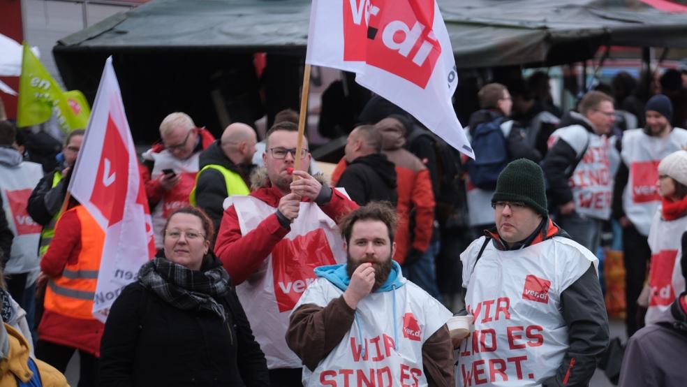 Die Dienstleistungsgewerkschaft Verdi hat am Dienstag zu einem Warnstreik der Beschäftigten im öffentlichen Dienst aufgerufen.  © Foto: dpa