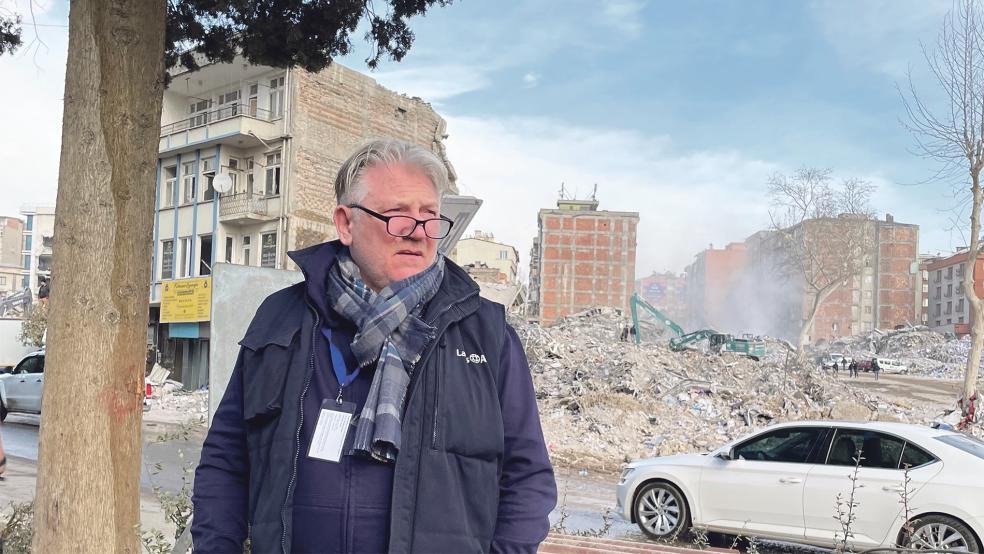 Als »sehr bedrückend« schildert Hans Musswessels seine Erfahrungen in der Katastrophenregion in der Türkei..  © Foto: LandsAid