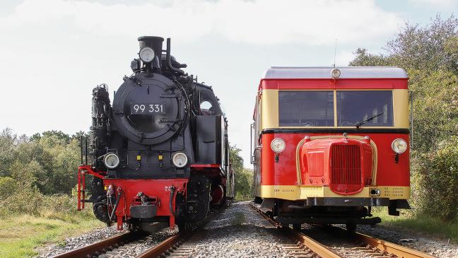 »Die Zwei« auf der selben Spurweite