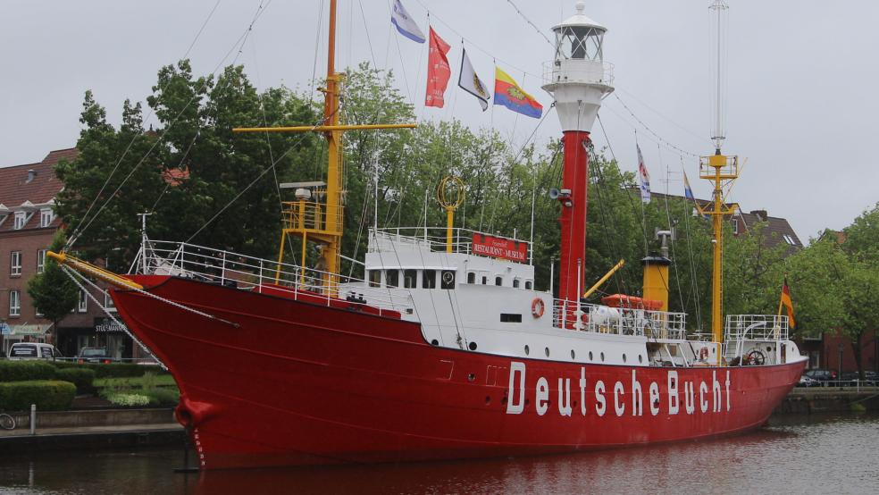 Das Feuerschiff »Amrumbank/Deutsche Bucht« am Emder Ratsdelft.  © Stock (dpa)
