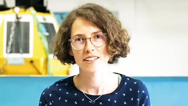 Ein Szenario zum Schiffsunglück wird vorgestellt