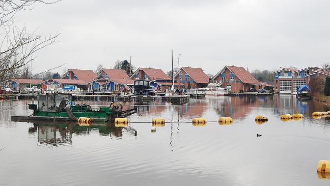Bis Anfang Juni laufen Arbeiten im Hafen
