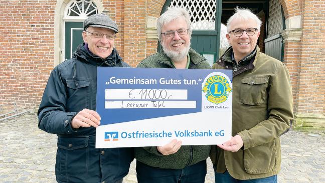 11.000 Euro für Tafel in Leer