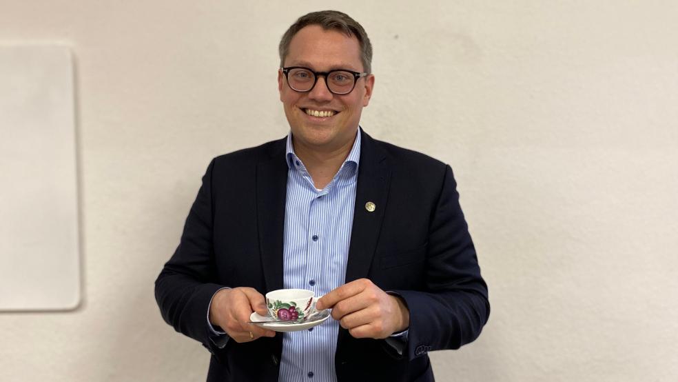 Tiemo Wölken stand der RZ bei einem Koppke Tee Rede und Antwort. © Kuper