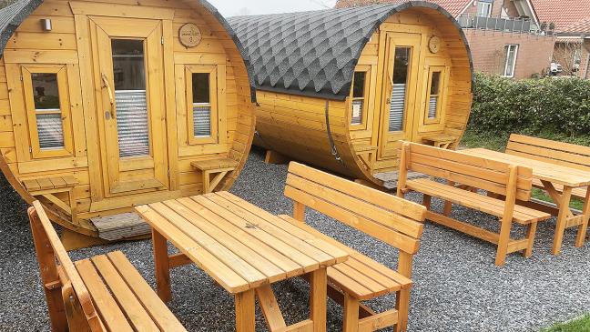 Übernachten im Fass