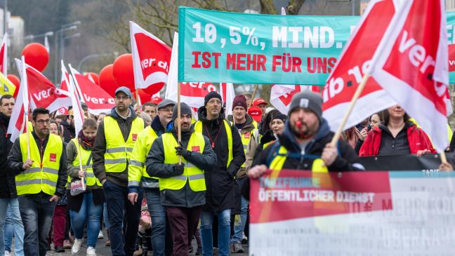 Streikaktion nur  in Holthusen