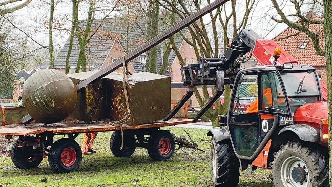 »Schiff« aus dem Stadtpark geholt