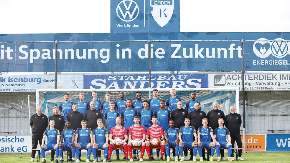 Volkswagen mit seinem Werk in Emden ist einer von insgesamt fünf Hauptsponsoren des BSV Kickers.  © Foto: Kalski