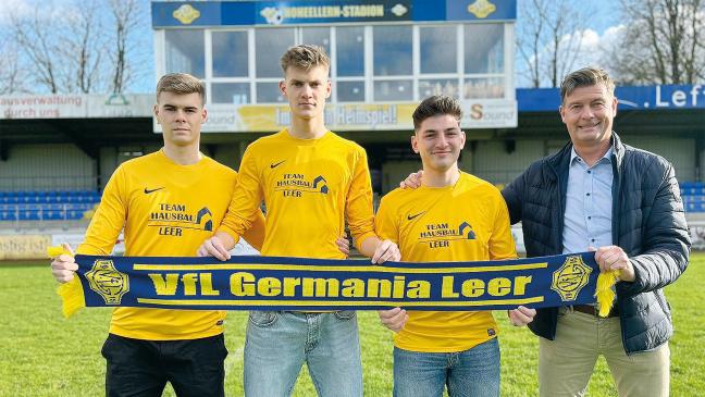 Germania verpflichtet Frisia-Trio