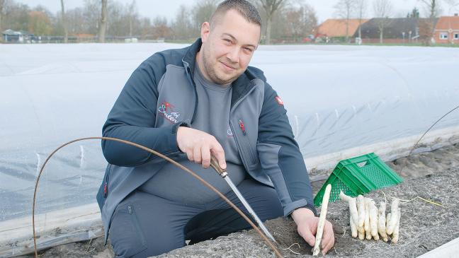 »Wir haben den ersten Spargel geerntet«