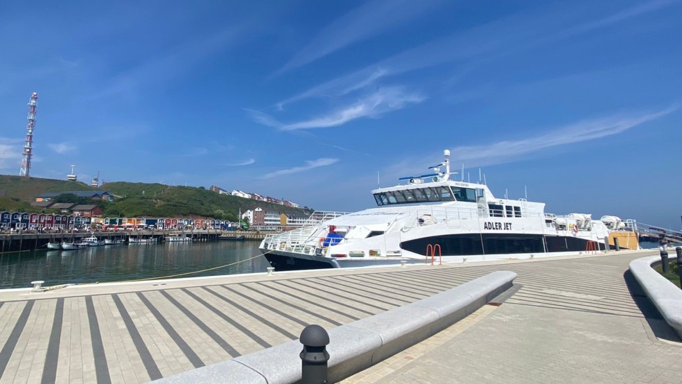 helgoland katamaran hund