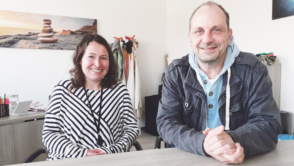 Alina Egger und Werner Hoffmann bieten im Familienzentrum regelmäßig Beratungsgespräche an.  © Foto: Berents