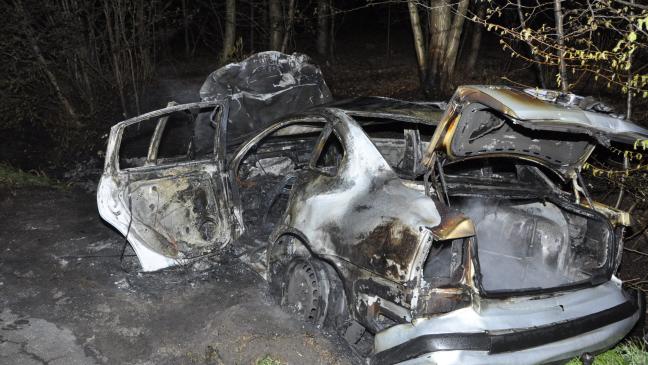 Auto fing nach Unfall sofort Feuer