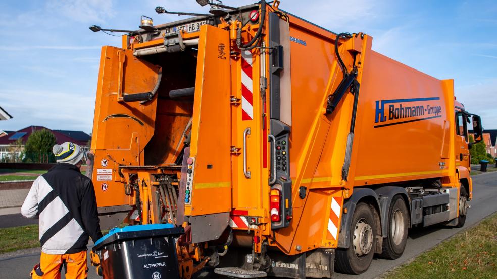 Die Abfuhr der Blauen Tonnen soll noch in der jeweils gleichen Woche nachgeholt werden. © Symbolfoto:dpa