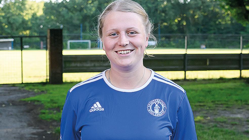 Möhlenwarfs Svenja Krüger wurde mit ihren beiden Toren zur Matchwinnerin.  © Foto: Bruins