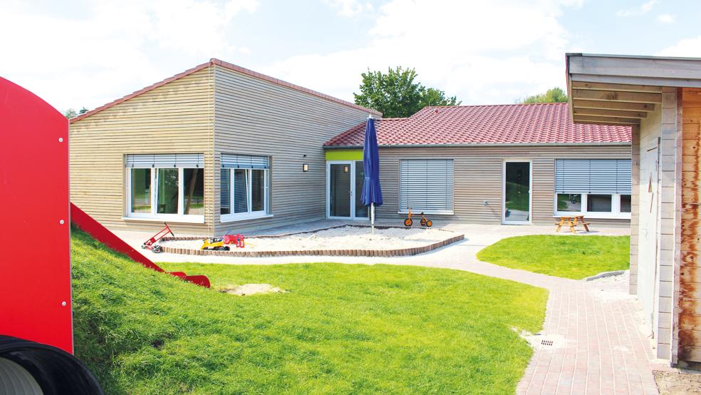 Die zur Verfügung stehenden Plätze für Kindertagesstätten möchte die Stadt Weener per Punktesystem vergeben. Das Foto zeigt die Kita »FiLius« in Weener.  © Foto: Lebenshilfe Leer