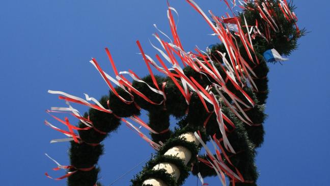 Farbenfrohe Mai-Boten