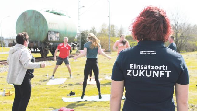 Wie Feuerwehrleute fit bleiben