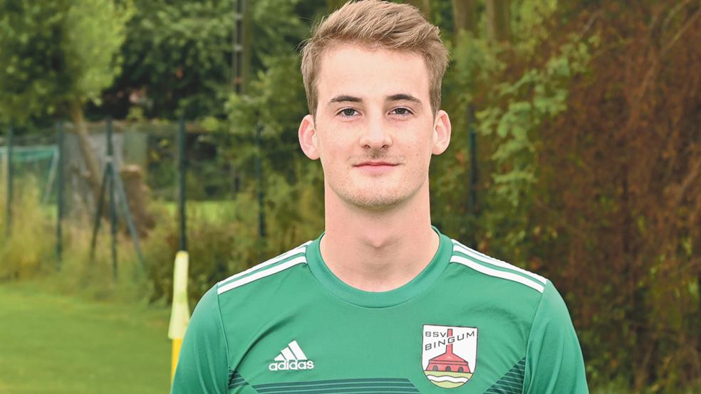 Sebastian Konken erzielte beide Tore für Bingum.  © Foto: Bruins