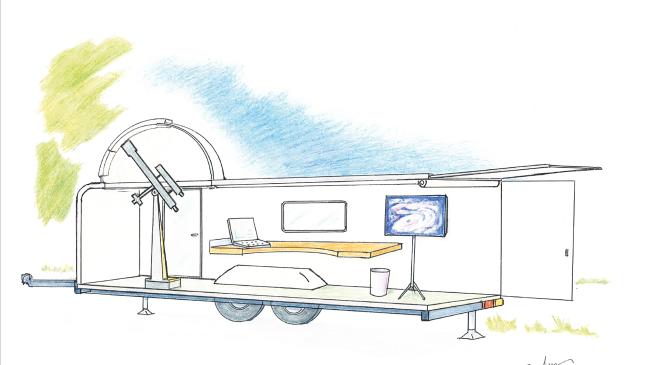 Das Universum für die Region